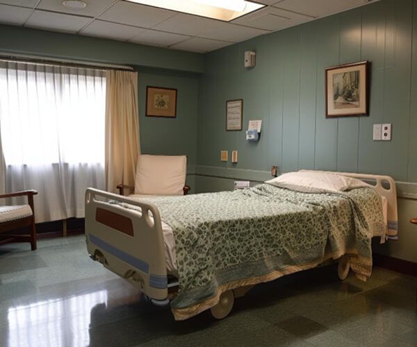 Senior-friendly rooms with safety modifications