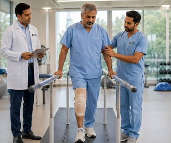 Dedicated post-surgical physiotherapy units