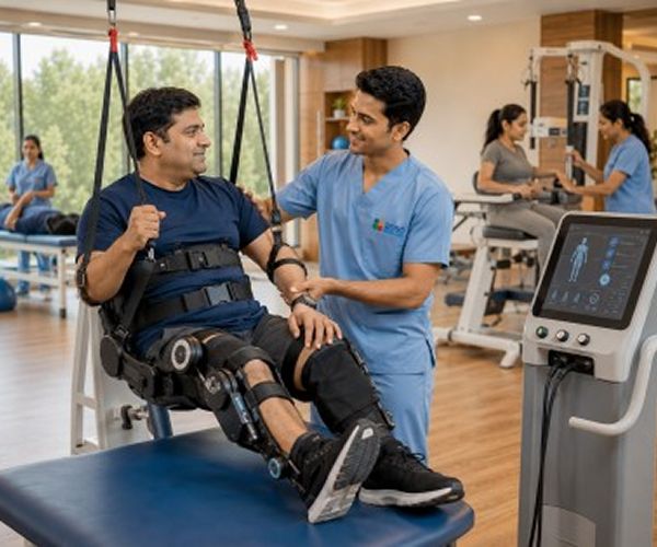 Dedicated therapy areas for supervised recovery sessions