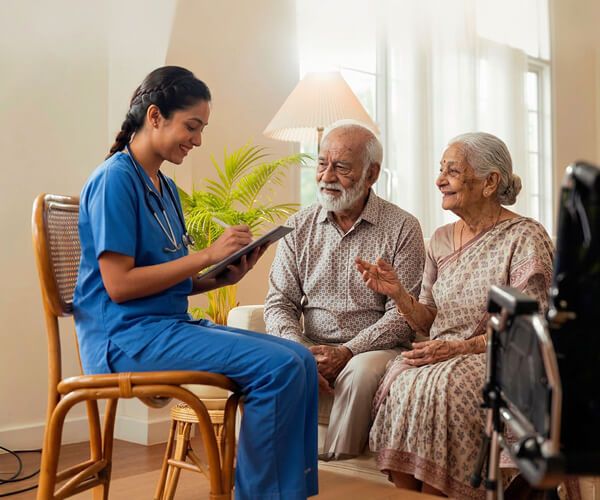 Family counseling and caregiver guidance