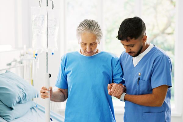 Hygienic, patient-centered living spaces